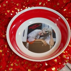 Vintage Marilyn Monroe Large Popcorn Bowls
